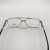 Safllo new stylish retro large frame double beam full frame metal spectacle frames 8009 optic glasses frame