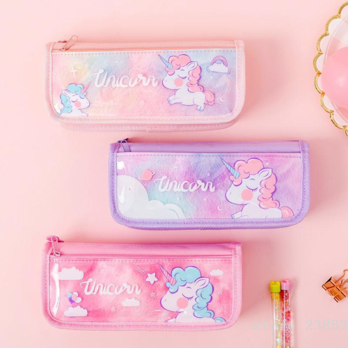 korean simple cute ins pencil case girls large capacity stationery box primary school students children pencil case female