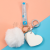 Fur Ball Love Heart and Flower Note Keychain 1