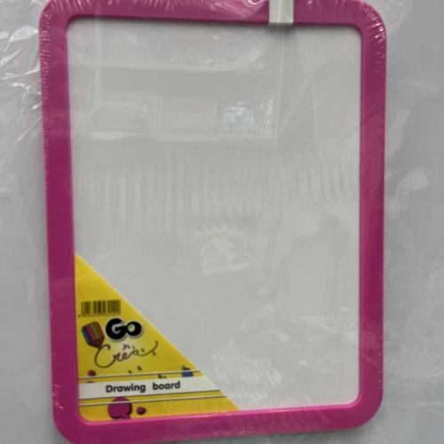 可吸带磁白板，画板，儿童涂鸦板写字板，透明彩色边框