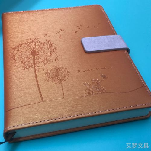 Square Oil Edge Magnetic Buckle Notebook