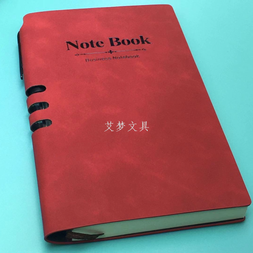 Factory Exquisite Production A5 High-End Leather Covered Notebook Business Meeting Notepad
