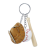 Creative Baseball Keychain Sports Gifts Handbag Pendant Baseball Gloves Wooden Stick Three-Piece Set Wholesale