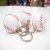 Baseball Keychain Hanging Ornaments Wholesale EU and South Korea Softball Baseball Key Ring Gift Baseball Key Ring Craft Enterprise