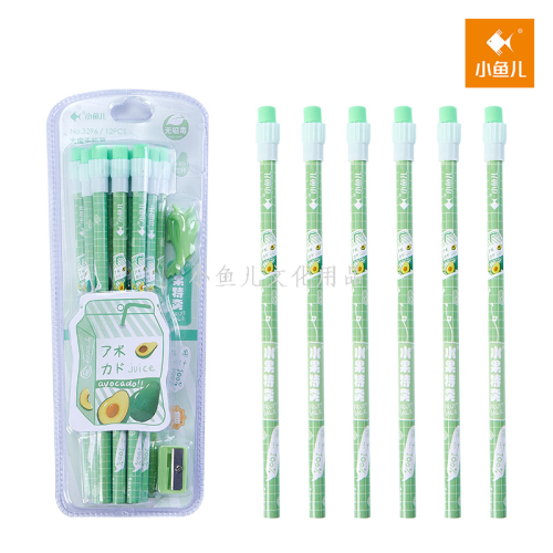 small fish 3296 large leather tip fruit pencils （240 sets/piece）