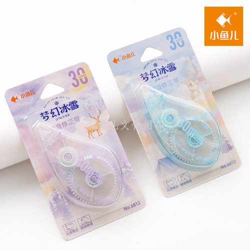 xiaoyuer 6812/30 m pet mute correction tape （fantasy ice and snow）（480 sets/piece）