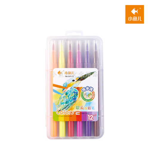 little fish 6631-12 watercolor pen （soft nib）（144 sets/piece