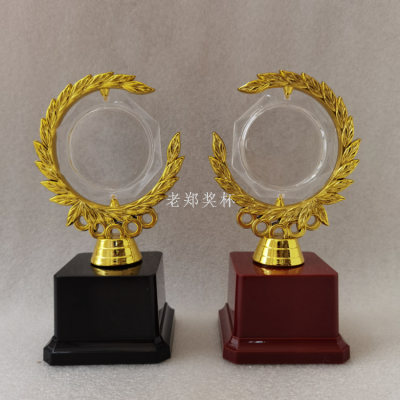 Crystal Trophy Metal Medal Personalized Customization Free Lettering Company Enterprise School Trophy Crystal Customization