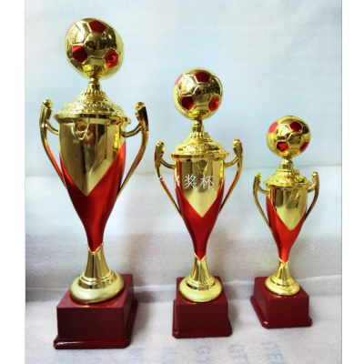 Factory Direct Supply Metal Trophy Competition Medal Student Children Training Football Basketball Trophy Printable Logo