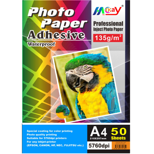 McKay Adhesive Highlight Photo Paper 50 Sheets