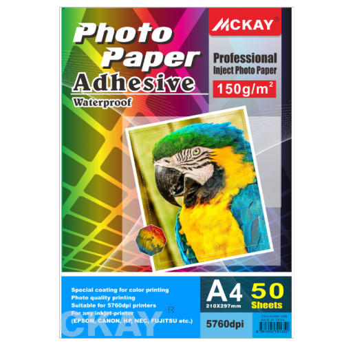A4 Highlight Waterproof Gum Photo Paper 150 G135g Color Spray Sticker Printer Paper Photo Sticker Photo Paper