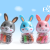 Creative antibacterial play dough Rabbit bottle colored clay Children's educational toys