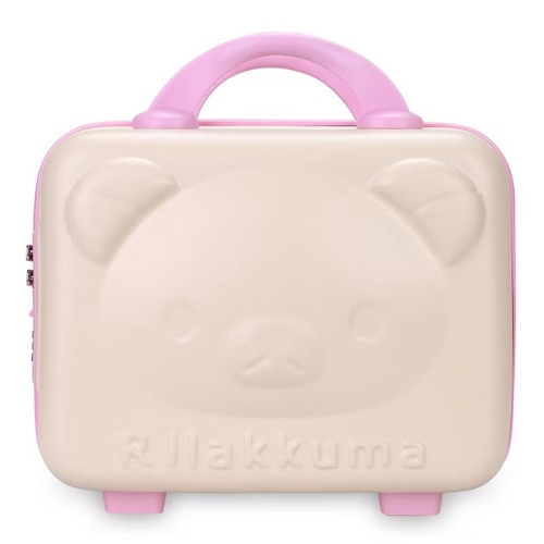Mini Bear Cosmetic Case Suitcase with Lock 14-Inch Hand Gift Wedding Cosmetic Case