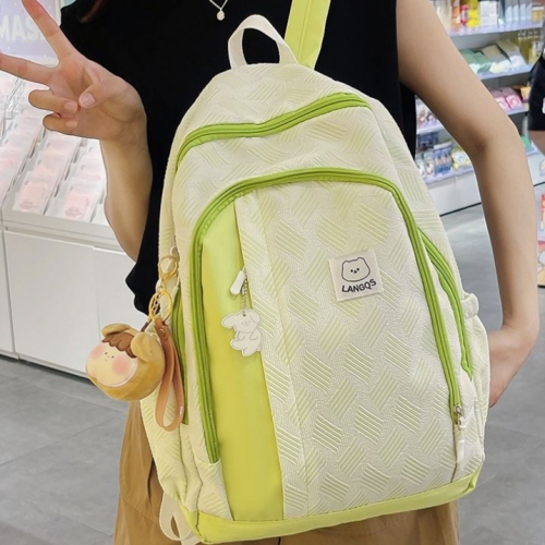 2023 new japanese style korean style student backpack college students bag large-capacity backpack trendy
