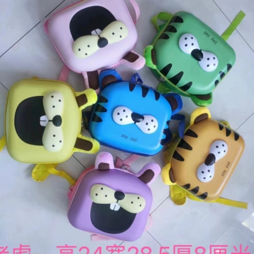 2023 new tiger eggshell schoolbag kindergarten cartoon schoolbag