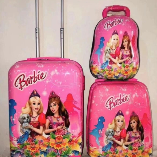 Three-Piece Trolley Case Children‘s Eggshell Bag 16-Inch 20-Inch Backpack