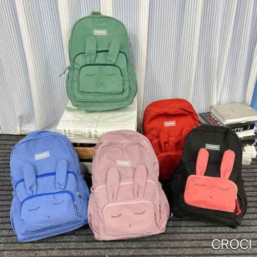 New Leisure Bag Bunny Junior High School Casual Backpack