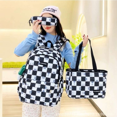 korean style preppy style backpack versatile multi-bag commuter cute girl‘s schoolbag junior high school student travel backpack