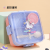 Children's Cartoon Lunch Box Student Plastic Lunch Box Sealed Multi-Partitioned Microwave Lunch Box Square Lunch Box