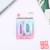 Sauna Storage Hand Card Key Ring Bracelet Macaron Color Plastic Spring Telephone Line Hand Ring Number Plate Pull Buckle