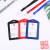 Blue Red Black Three-Color ID Card Holder Trade Fair Lanyard Work Card Student Card Access Control Badge Bus Pass Card Holder