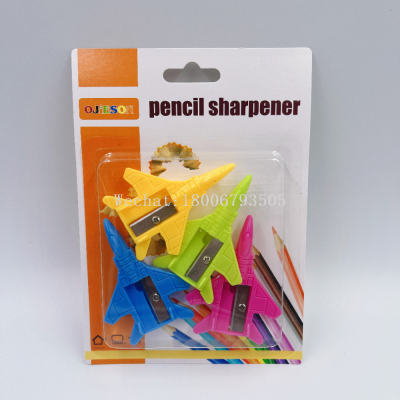 Funny Single-Hole Multi-Color Single Hole Pencil Sharpener Skin Packing Wholesale Customizable Trademark High Quality