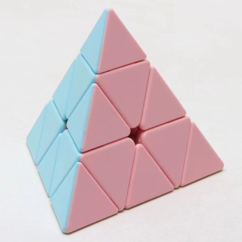 early education color macaron pyramid triangle cube student leisure and entertainment supplies educational toys teaching supplies
