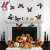 3D Simulation Pumpkin Halloween Butterfly New Easter Sticker Butterfly Decorative Magnet Wall Sticker Window Sticker