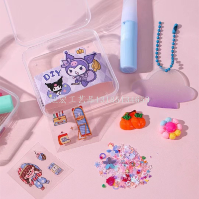 Cream Glue Goka Set Children's DIY Handmade Finish Material Goka Stickers for Journals Cream Goka Stickers for Journals