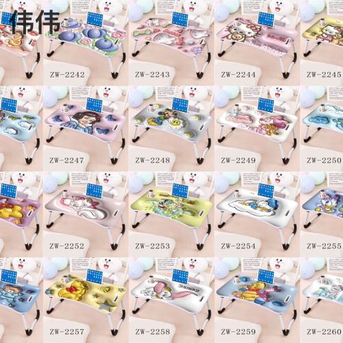 3d folding study table household multifunctional table household bedroom mini small office public table computer table