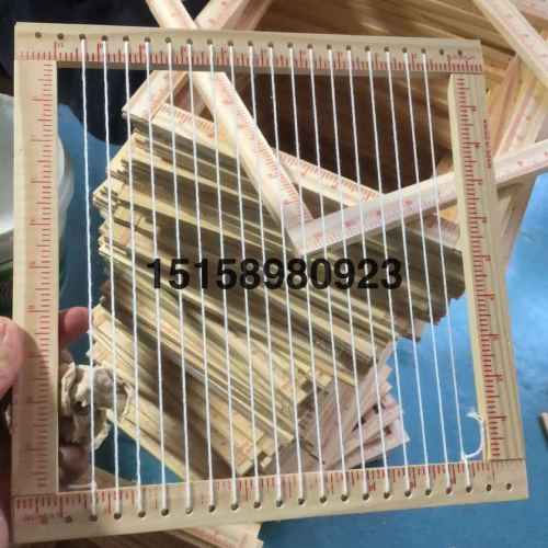 children‘s diy three-dimensional woven frame wooden square-foot primary school students creative handmade wool woven frame