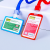 Kejea Card Holder Aluminum Alloy Badge Customization Bus Meal Card School Card Double-Sided Transparent Name Tag 