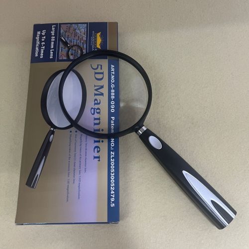 新款爆款高清高倍手持式防滑手柄阅读放大镜G-888-090