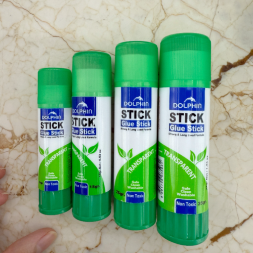 海豚 dolphin 透明胶水 学生办公 高透固体胶PVP