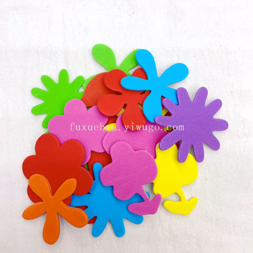 factory direct sales handmade accessories color eva cartoon sticker decorative sticker kindergarten stickers