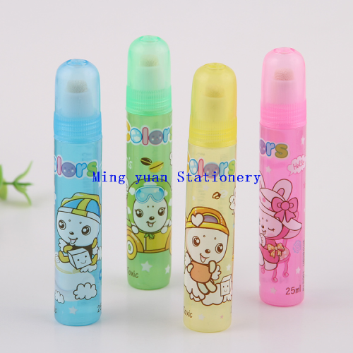 mingyuan stationery my 25ml sponge head cartoon stationery liquid glue portable compact children‘s glue