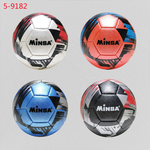 Football Factory Direct Sales Minsa Standard No. 5 Machine-Sewing Soccer Special Football for Student Training Can Be Customized Logo