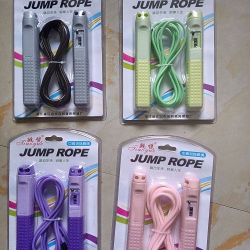 skipping rope with counter senior high school entrance examination training skipping rope factory direct sales