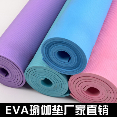 Cross-Border Yoga Mat Multi-Specification Eva Gymnastic Mat Moisture-Proof Widening Non-Slip Thickened Men‘s and Women‘s Same Training Mat