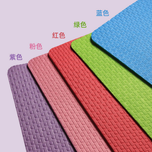 Bamboo Pattern Yoga Mat Two-Color Yoga Gymnastic Mat Multi-Color Multi-Specification Cross-Border Hot Selling Home Ground Mat Outdoor Mat