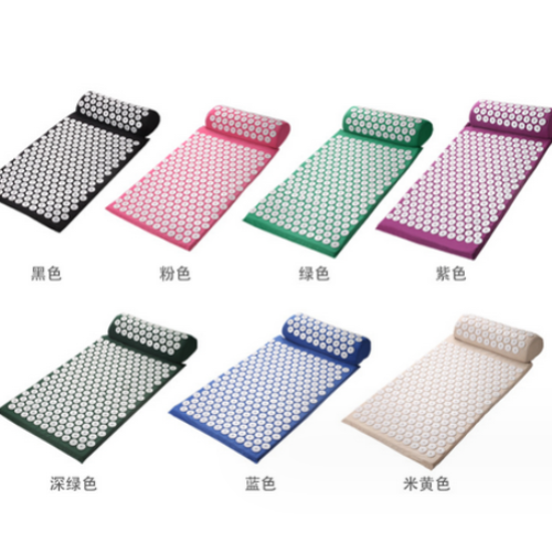 Yoga Massage Needle Mat Head Pillow Back Foot Muscle Relaxation Massage Fitness Acupuncture Pad Factory Direct Sales
