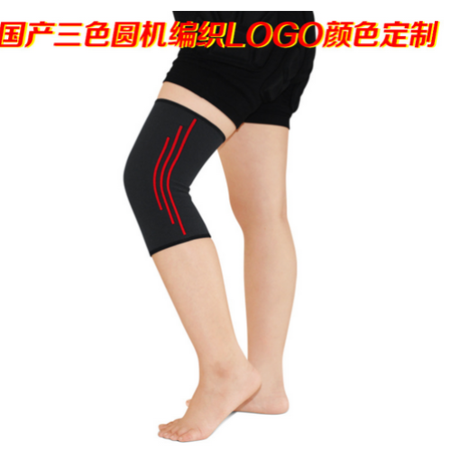 knee pad knitted sports kneecaps summer non-slip breathable nylon spandex leggings factory wholesale sports protective gear