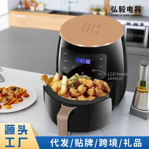 跨境空气炸锅家用全自动大容量薯条机多功能电烤箱外贸电炸锅现货