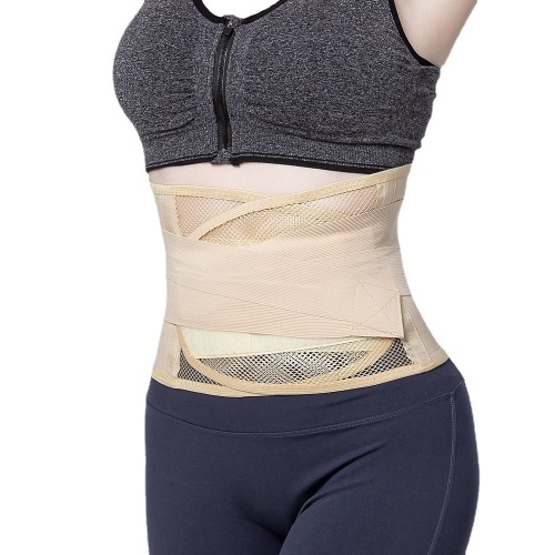 健身运动加压透气腰部支撑腰带护腰收腹束腰带