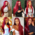 99J Burgundy Lace Front Wigs Human Hair 13×4 Red Brazilian Hair Wigs For Women