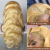 Honey Blonde Body Wave Wig Human Hair 13x4 Colored #27 Lace Front Human Hair Wig