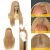 FABA Honey Blonde Lace Front Wig Human Hair #27 Color Straight Lace Frontal Wigs