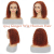Ginger Bob Wig 13x4 HD Lace Frontal Wigs Human Hair Deep Wave Lace Front Wigs