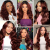 Ombre Reddish Brown Lace Front Wigs Human Hair 13x4 #1B/33 Body Wave Wig 150%