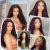 13×4 Highlight Burgundy Lace Front Wigs Human Hair 1B99J Curly Human Hair Wig